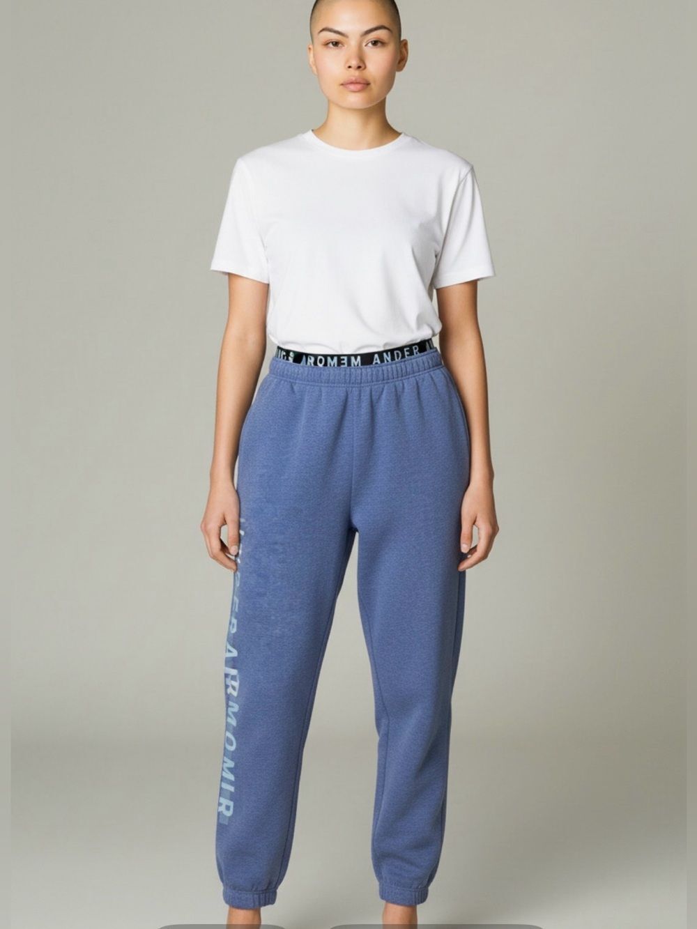 Under Armour Blue Fleece Jogger/capri Pants